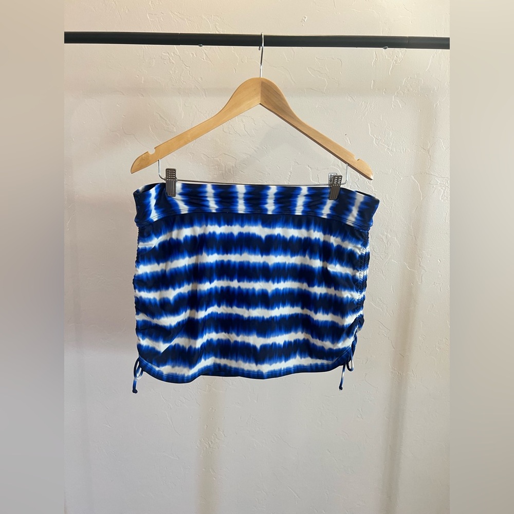 ATHLETA Scrunch Swim Skirt, Size XL